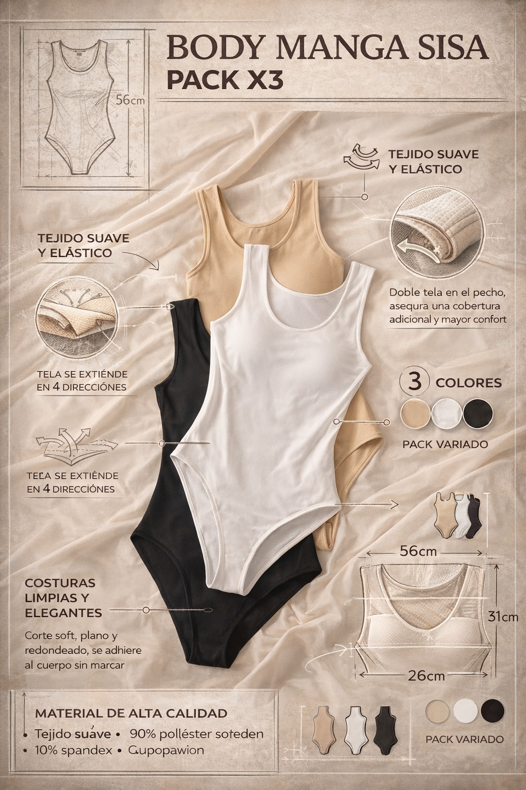 BODY MANGA SISA PACK X3