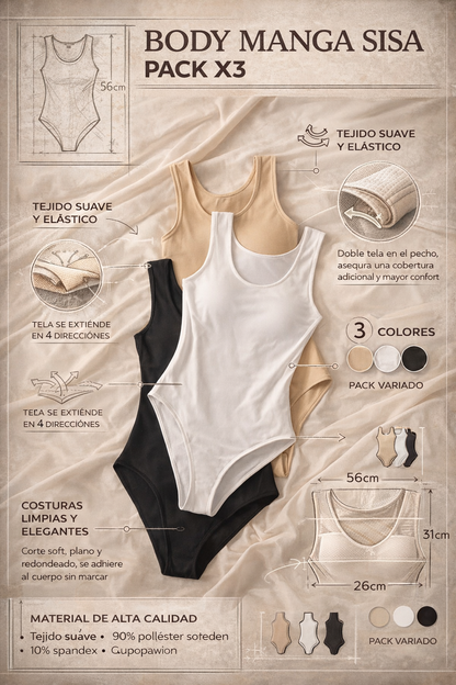 BODY MANGA SISA PACK X3
